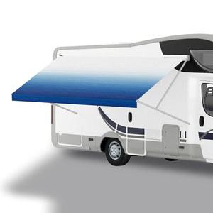 DNYKER 14' RV 차양 천 교체, 헤비 듀티 16.2온스 내후성 비닐 천, 캠핑카, 트레일러 및 모터홈을 위한 범용 실외 캐노피, 블루 그라디언트