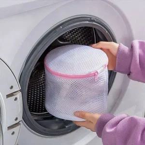 원형 이중 세탁망 메쉬 속옷 빨래망 대형 M10126 (WE6269C)