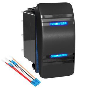 순간 로커 스위치 방수 (ON)-Off-(ON) 3 해양 12V 20A DPDT 7 핀 보트 토글 자동차용