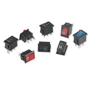 KCD1 21x15mm 2 3 4 6 핀 로커 스위치 6A 250VAC 10A 125V AC 적색 그린 전원 단추 보트 자동차용 조명 포