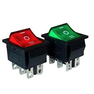 2PCS KCD4 로커 스위치 전원 ON-OFF-ON 3 6 전등 스위치포함 전기 장비 16A 250VAC/ 20A 125V