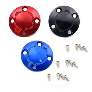 KIRO&SEEU 3pcs 연료 도트 취미 액세서리 CNC 알루미늄 양극 산화 원형 RC 비행기 보트 레드/그레이/블루용