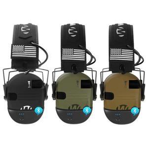 블루투스 전술 전자 슈팅 귀마개 소음 방지 헤드폰 사운드 증폭 무선 청력 보호 헤드셋