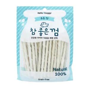 [콩심팥심]우유맛 참좋은 강아지 스틱껌 45p 반려견 애견 간식