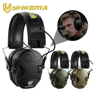 슈팅 Airsoft 전자 소음 차단 전술 헤드셋 사냥 귀 보호 이어폰을타입 접이식 귀마개 헤드폰