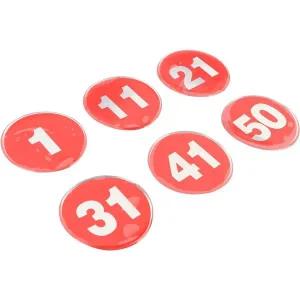 사물함 번호판 1~50 원형 에폭시 스티커