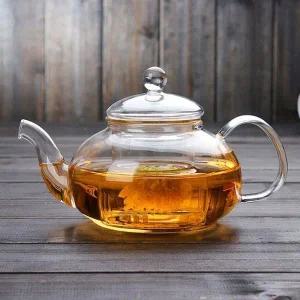 일체형 유리 차포트 700ml 차우리기 주전자 티포트 (WE6D08C)