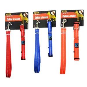 [콩심팥심]강아지 안전 목줄 리드줄 세트 대형 20mm 1P 산책줄 반려견리드줄세트