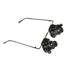 20배율 양눈 안경형 현미경 확대경 돋보기 20X 안경거치형 양눈형