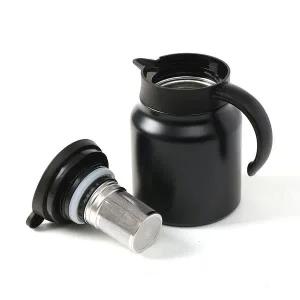 [콩심팥심]티웨어 이중진공 보온주전자(900ml) (블랙) 차포트