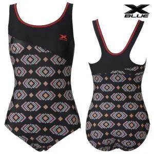 [하프클럽/]XBLUE 여자 원피스 수영복 Z3037 날씬해보이는수영복
