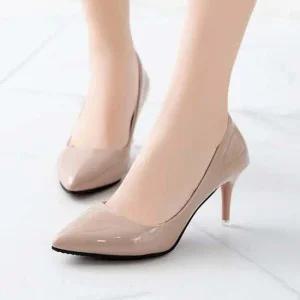 데일리 힐구두 뽀족 7Cm 에나멜 힐 여성힐 힐구두 구두 하이힐구두