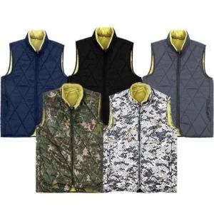 국산 깔깔이 윈터 차이나조끼 극세사기모 따뜻 군용