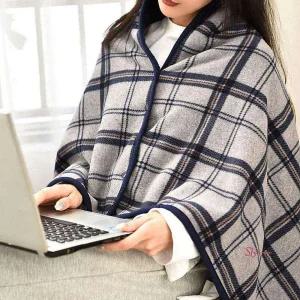 극세사블랭킷 양면 쇼파 휴대용 담요 블랑캣 캠핑 포근 따뜻 망토 방한 똑딱이efg400