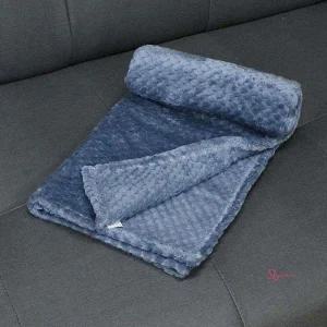 극세사블랭킷 블루 쇼파 밍크 담요 캠핑 블랑캣 휴대용 무릎 북유럽ghi198