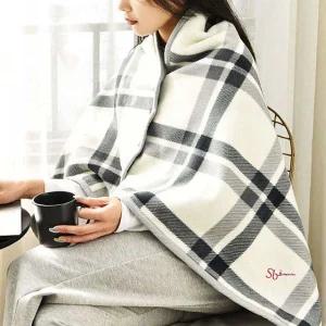 블랭킷 후드 학생 이불 담요 블랑캣 쇼파 캠핑 겨울 차박 소파 감성 망토 포근한zab554