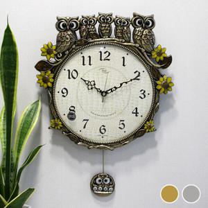 무소음 썬플라워 복부엉이 추벽시계 HSP-180