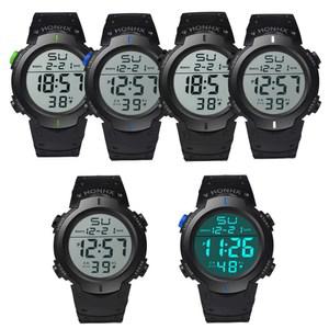 군인 손목시계 방수 알람 스톱워치 백라이트 스포츠 전자시계