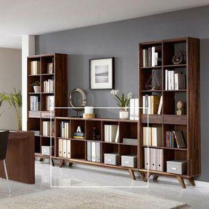 [유니콘]호두나무2단책장1800[28703581]