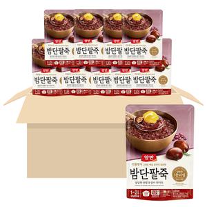 동원 양반 밤단팥죽 420g 10개 파우치 간편죽
