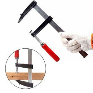 [NS홈쇼핑]F타입 고정 실버 클램프 120x800 목공 판넬 금속 목재 석재 유리 작업..