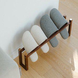 [리빙숲]원목 슬리퍼 거치대 실내화 거치대 슬리퍼걸이1단