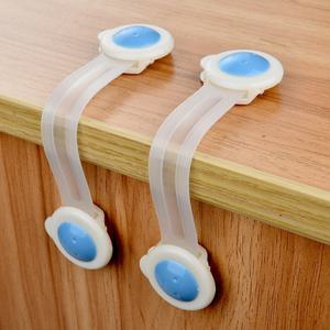 서랍 잠금장치 문고정 안전 장치 용품 서랍안전장치 문열림방지 창문 냉장고 문고리 투명 2P