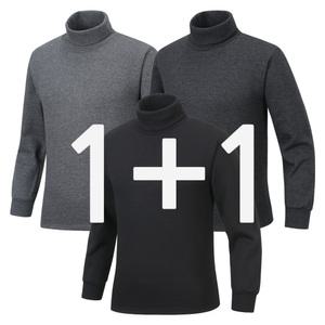 1+1 국산 겨울 남자 기모 폴라티 반폴라티 반목폴라티 긴팔 아웃도어 티셔츠 NA