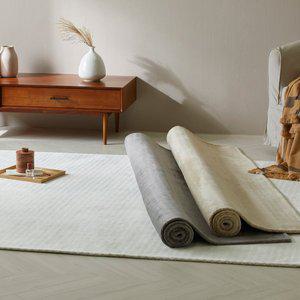 [온카페트]쉐브론 대형 소형 거실 러그 극세사 카페트 물세탁가능