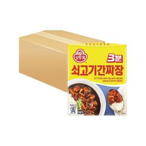 [엘루맘] 오뚜기 3분 쇠고기 간짜장 200g 24개
