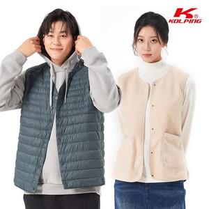 [하프클럽/콜핑]콜핑 남여 겨울 보온 등산 조끼 균일가 5종