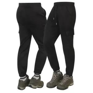 겨울 버팔로 남성 히트업 아웃도어 스판 카고 기모 조거팬츠 CWBFL-814B