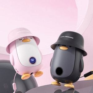 힙합팽귄 손난로 C타입 충전식 5단온도조절 보조배터리 기능 겨울 방한 보온 용품 핫팩 주머니난로