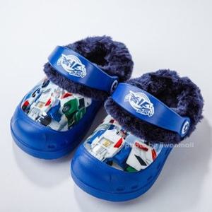 (스토어짱군) 헬로카봇 캐릭터 방한샌들 겨울 신발