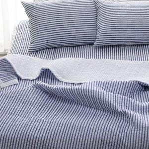 [HYIJPZZ8_4B]아리엘 시어서커 침구세트 Q 블루