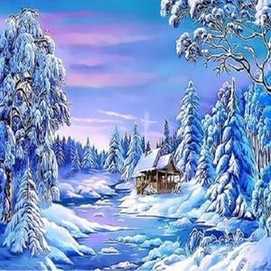 피포페인팅 Q3135 겨울테마 DIY명화그리기 DIY그림그리기