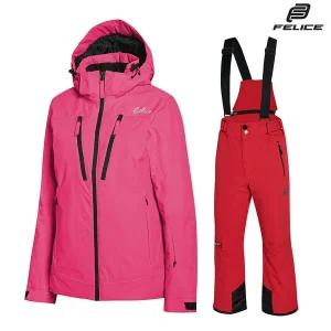 [하프클럽/]펠리체 아이리스 노아 스키복 보드복 세트 핑크