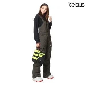 [하프클럽/] 엘르 스키복 보드복 오버롤 팬츠 카키