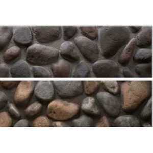 자갈돌 PU 모조 돌 벽 호텔 장식 야외 외벽 벽돌