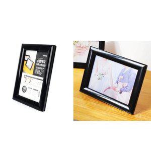 스탠드 사진액자 검정 5R 돌사진 소형 납골당 개폐식 (WFGPWFW)