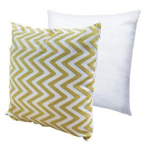 등받이 쿠션 베개 자수 물결골드 솜포함 등쿠션 (3iCH1)