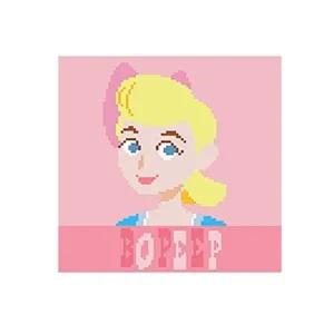 [셀러허브 패션][JHQS86P2_52AG]보석십자수 세트 토이스토리 보핍 25X25