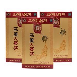 [JHQ6P2UR_52EE]천일보 인삼차목함 고려인삼차 x 100포 3개
