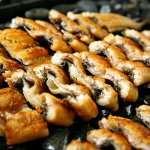 Fresh 고창풍천장어 자포니카 민물장어 1kg (손질후 600g 내외) 1-3미 소스포함