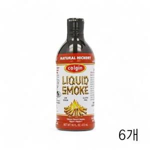 [셀러허브 패션][JHQSCZIC_52EN]스모크 리퀴드 소스 바비큐 472g X6개