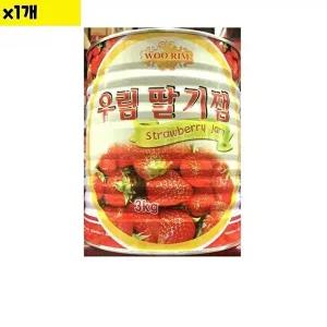 [셀러허브 패션][JHOMN3U7_52EB]식재료 도매 유통 딸기잼 우림 3Kg 1개