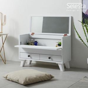 [MEK3N5OO_52AN]접이식화장대 덮개식 거울 좌식 화장대