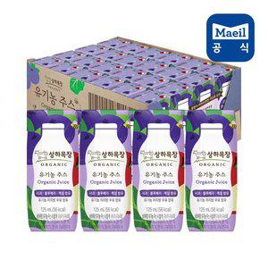 상하목장 유기농주스 사과블루베리케일 125ML 24팩
