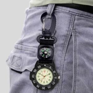 카라비너 기능성시계 등산시계 다용도시계 낚시시계 카라비너키링 미니카라비너 등산시계