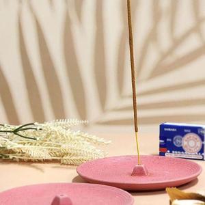 세라믹 인센세련스홀더 향받침 홀더 트레이 핑크